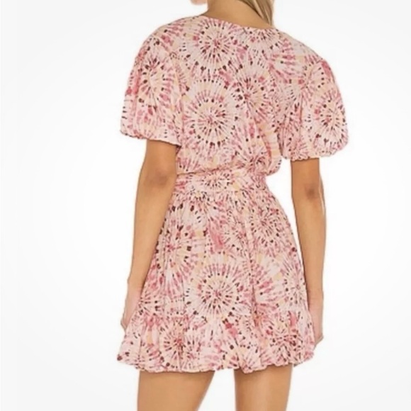 MISA LOS ANGELES Eloise mini dress in rose lemonade - Picture 5 of 8